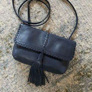 NWOT HOBO Crossbody with Tassel - Navy Leather